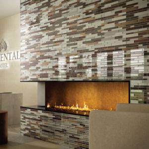 Crystal Shores Glass Backsplash